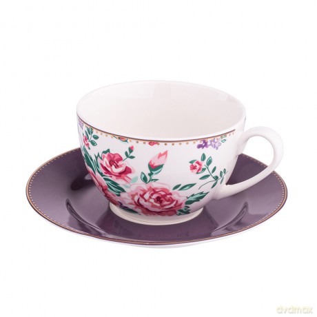 Charlotta Filiżanka 200 Ml Ze Spodkiem 15 cm Nbc w Opasce Pvc