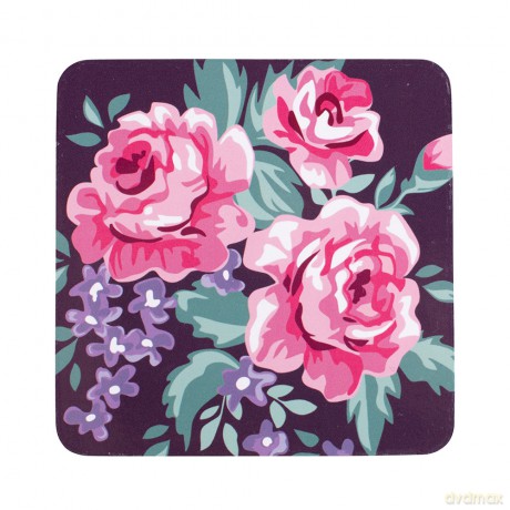 Charlotta Zestaw 4 Podkładek 10x10 cm w Pudełku Pvc