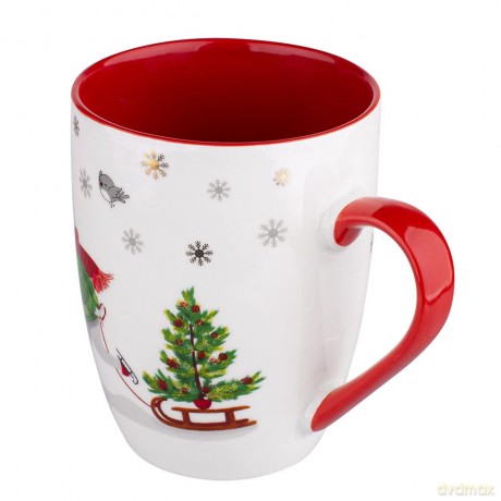 Christmas Bear Kubek Baryłka Nbc 300 Ml Czerwony