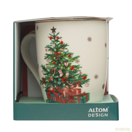 Christmas Tree Kubek Baryłka Nbc 300 Ml Z Podstawką w Color Box