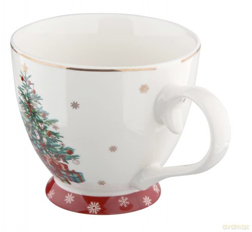 Christmas Tree Filiżanka Jumbo Na Stopce Nbc 350 Ml