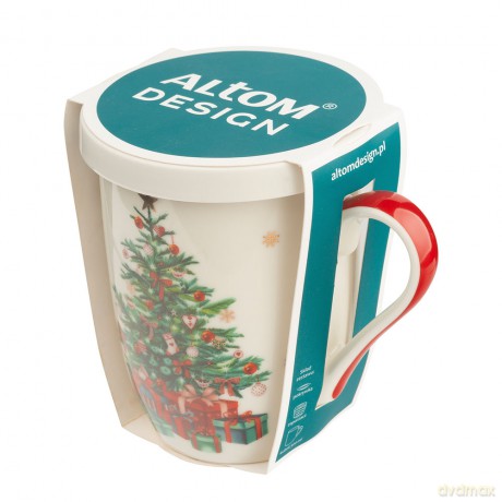 Christmas Tree Kubek Z Zaparzaczem I Pokrywką Nbc 300 Ml w Opasce