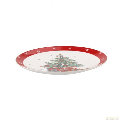 Christmas Tree Talerz Deserowy Nbc 20 cm