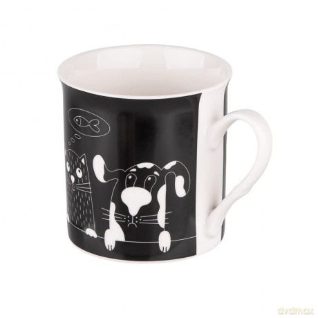 Cool Friends Kubek Prosty Z Wywiniętym Rantem Nbc 250 Ml Czarny
