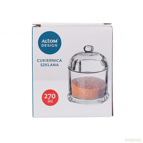 Cukiernica Szklana Śr.8,5cm H-12cm