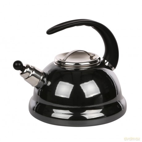 Czajnik Emaliowany Baryłka 2,5l Grafit Silver