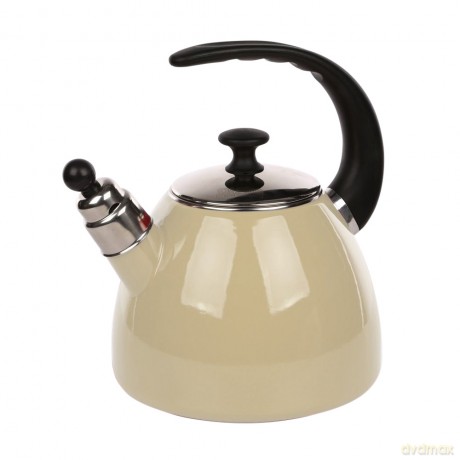 Czajnik Emaliowany Stożek 2,5l Krem