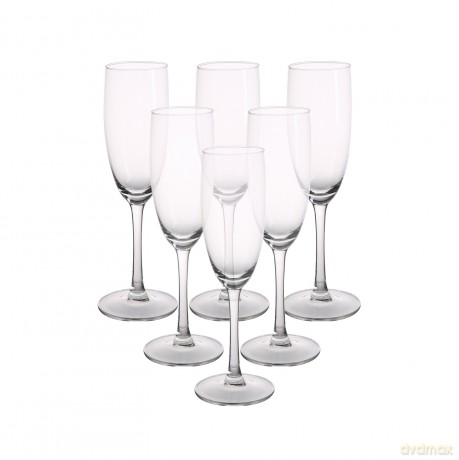 Diamond Kpl. 6 Kieliszków Szampan 180ml