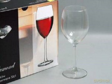Diamond Kpl. 6 Kieliszków Wino Czerwone 330ml