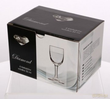 Diamond Kpl. 6 Kieliszków Wódka 35ml
