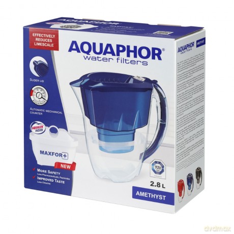 Dzbanek 2,8l Amethyst z Wkładem Filtrującym B100-25 Maxfor Szary