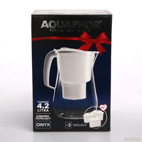 Dzbanek 4,2l Onyx z Komplet 3 Wkładów Magnezowych B100-25 Czarny