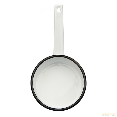 Eukaliptus Rondel Emaliowany z Trzonkiem 1,0l 14cm Biały