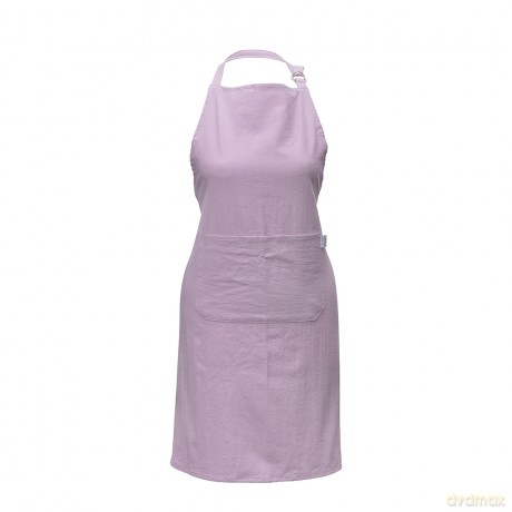 Fartuch Kuchenny z Kieszonką 65x80 cm 100% Bawełna Jasny Fiolet