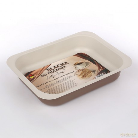 Forma Blacha Do Pieczenia Tłoczona 290x220 Non-Stick Caffe Creme (990-51/7)