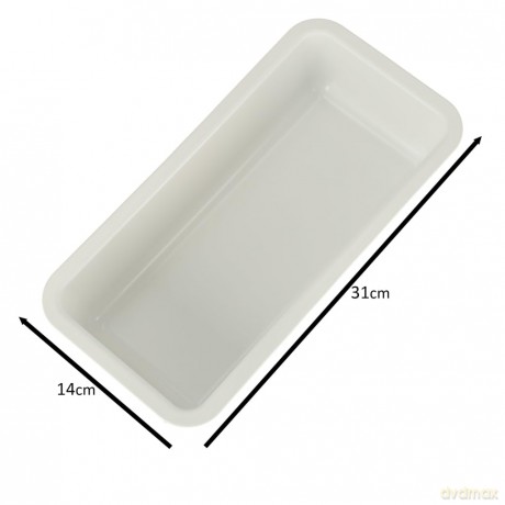 Forma Blacha Do Pieczenia Tłoczona 310x140 Non-Stick Caffe Creme (990-56/7)