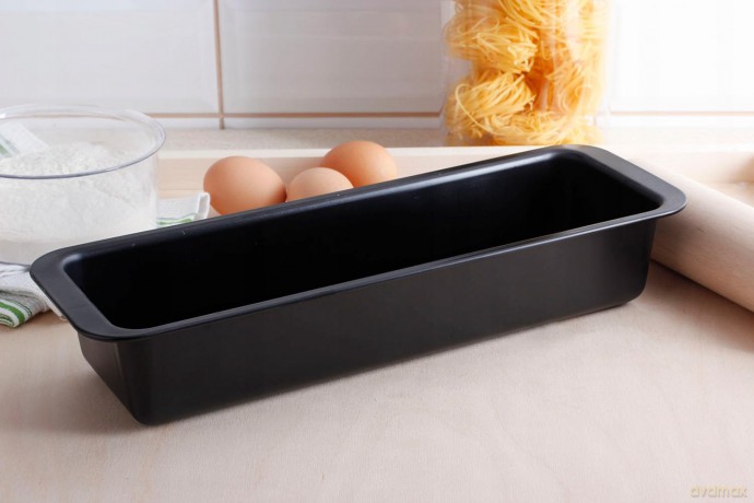 Forma Blacha Do Pieczenia Tłoczona 350x110 Non-Stick Czarna (990-52)