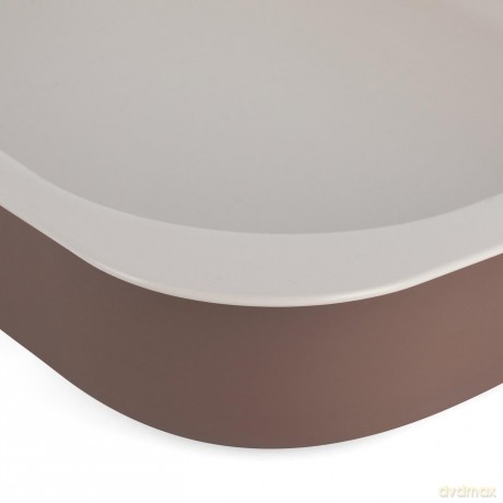 Forma Blacha Do Pieczenia Tłoczona 360x260 Non-Stick Caffe Creme (990-53/7)