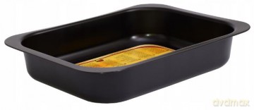Forma Blacha Do Pieczenia Tłoczona 360x260 Non-Stick Czarna (990-53)