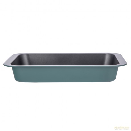Forma Do Pieczenia Prostokątna z Plastikową Pokrywą I Uchwytem 36,3x24,5x5,5 cm Zielona