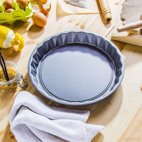 Forma Do Tarty Śr.28cm z Wyjmowanym Dnem Non-Stick Szara (990-66)
