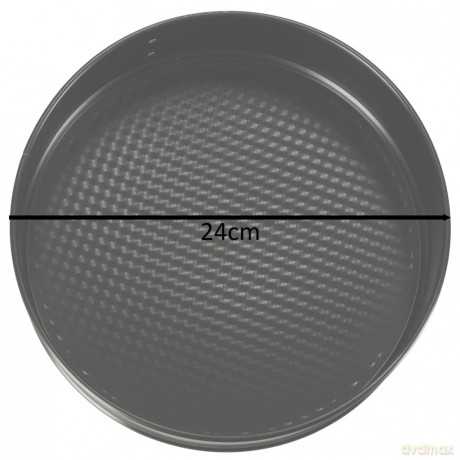 Forma Tortownica 240 Faktur.Dno Czarna (990-23)