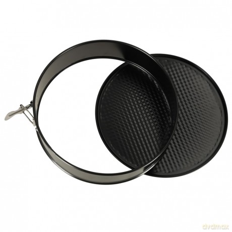 Forma Tortownica 240 Faktur.Dno Czarna (990-23)