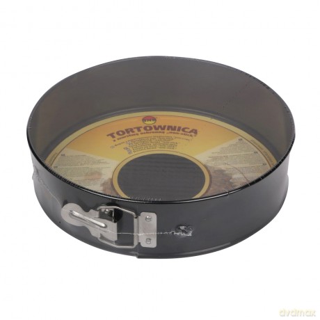 Forma Tortownica 240 Faktur.Dno Czarna (990-23)