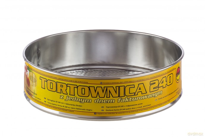 Forma Tortownica 240 Fakturowane Dno (162-35)