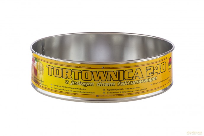 Forma Tortownica 240 Fakturowane Dno (162-35)