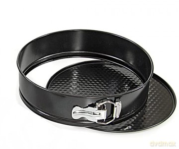Forma Tortownica 260 Dno Fakturowane Non-Stick Czarna (990-104)