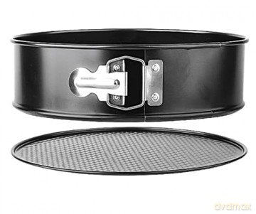 Forma Tortownica 260 Dno Fakturowane Non-Stick Czarna (990-104)