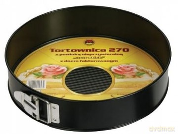 Forma Tortownica 270 Faktur.Dno Czarna (990-32)