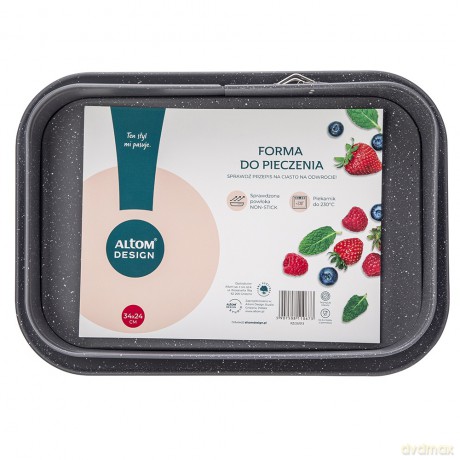 Forma Tortownica Prostokatna 34x24x7,5 cm