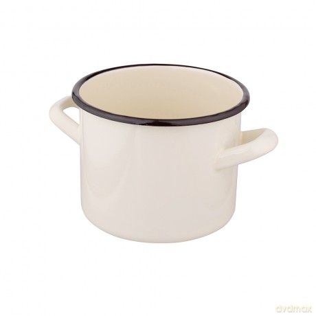 Garnek Prosty 1,5l Śr.14cm Wys.11cm Krem