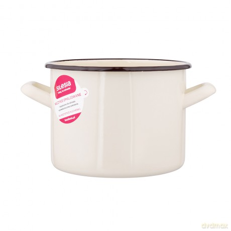 Garnek Prosty 2,2l Śr.16cm Wys.12cm Krem