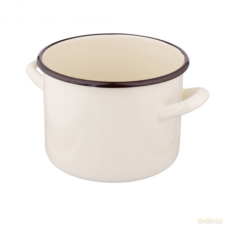 Garnek Prosty 3,3l Śr.18cm Wys.14cm Krem