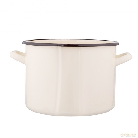 Garnek Prosty 4,4l Śr.20cm Wys.15cm Krem