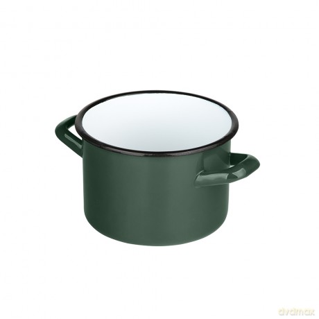 Garnek Prosty 5,8l Śr.22cm Wys.16cm Zieleń