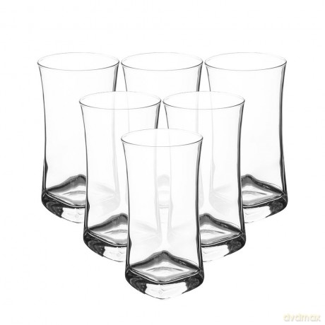 Geo Kpl.6 Szklanek Wysokich 360ml (Color Box)