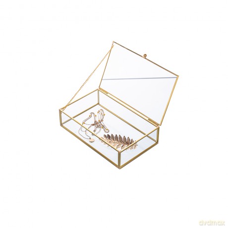 Golden Honey Szkatułka Szklana 20x12 cm (Color Box)