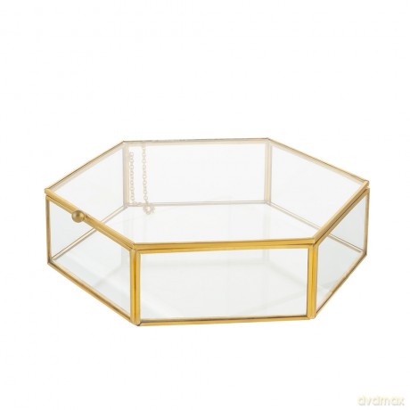 Golden Honey Szkatułka Szklana 20x19 cm (Color Box)