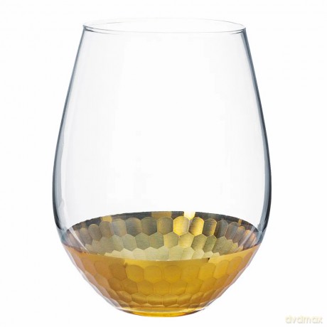 Golden Honey Wazon Szklany H-14 cm (Color Box)