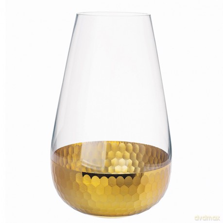 Golden Honey Wazon Szklany H-25 cm (Color Box)