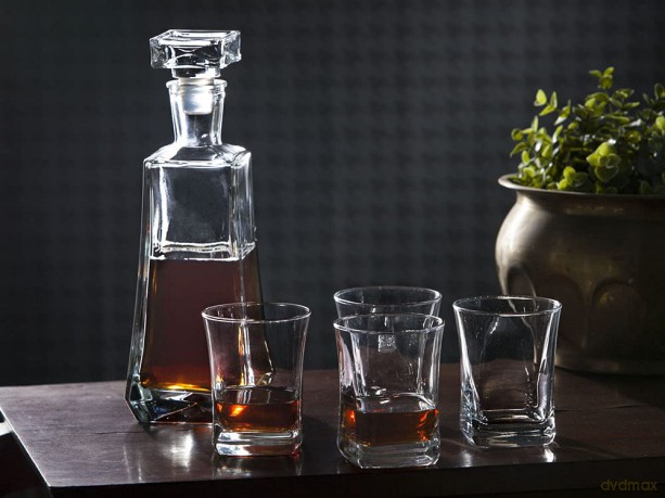 Harry Zestaw Do Whisky Karafka 0,75l + 4 Szklanki 280ml