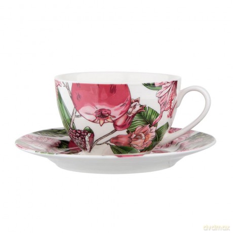 Hibiskus Filiżanka 200 Ml Ze Spodkiem Nbc w Opasce Pvc