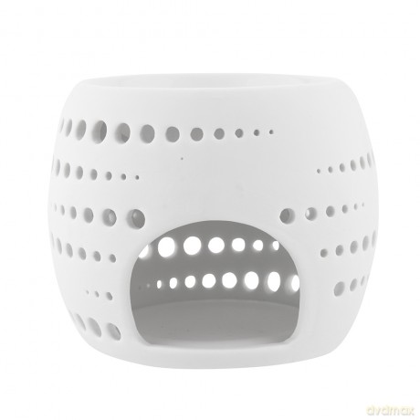 Kominek Porcelanowy Zapachowy Dek. Kropki 10,5x10,5x8,5 cm