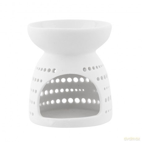 Kominek Porcelanowy Zapachowy Dek. Kropki 7,5x7,5x9 cm