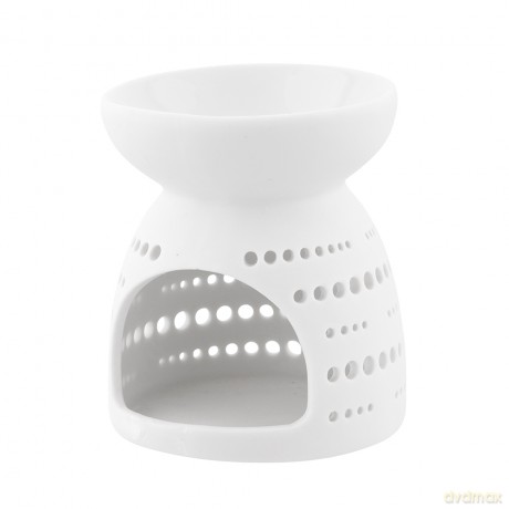 Kominek Porcelanowy Zapachowy Dek. Kropki 7,5x7,5x9 cm