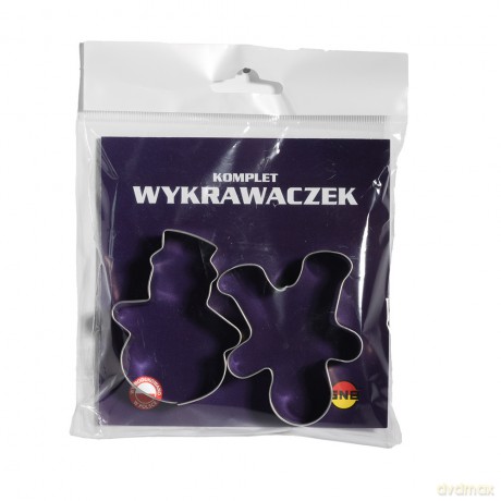 Komplet 2 Wykrawaczy Do Ciastek Małych Postacie (162-76/20)